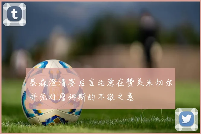 泰森澄清赛后言论意在赞美米切尔并无对詹姆斯的不敬之意